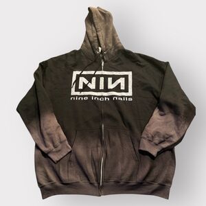 Nine Inch Nails NIN Zip-Up Hoodie Band Merch Size XXL